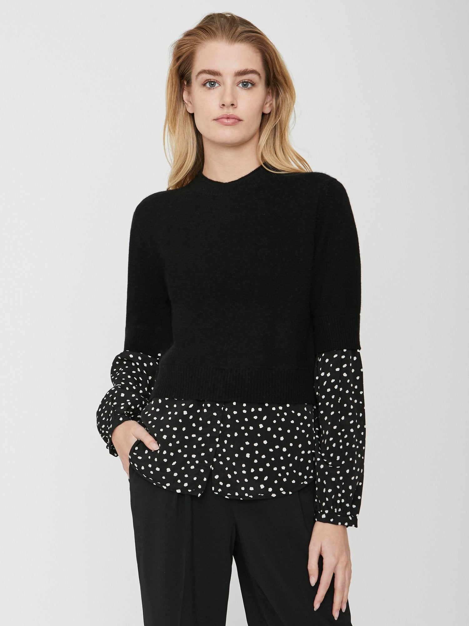 The Ebbi Layered Crew Looker