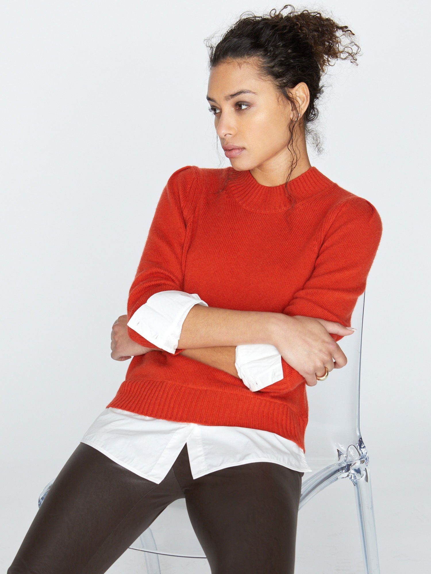 The Eton Layered Crew Looker
