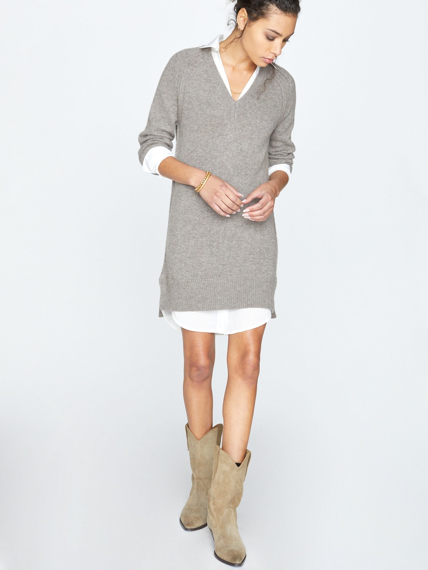 The Looker Layered V-Neck Dress