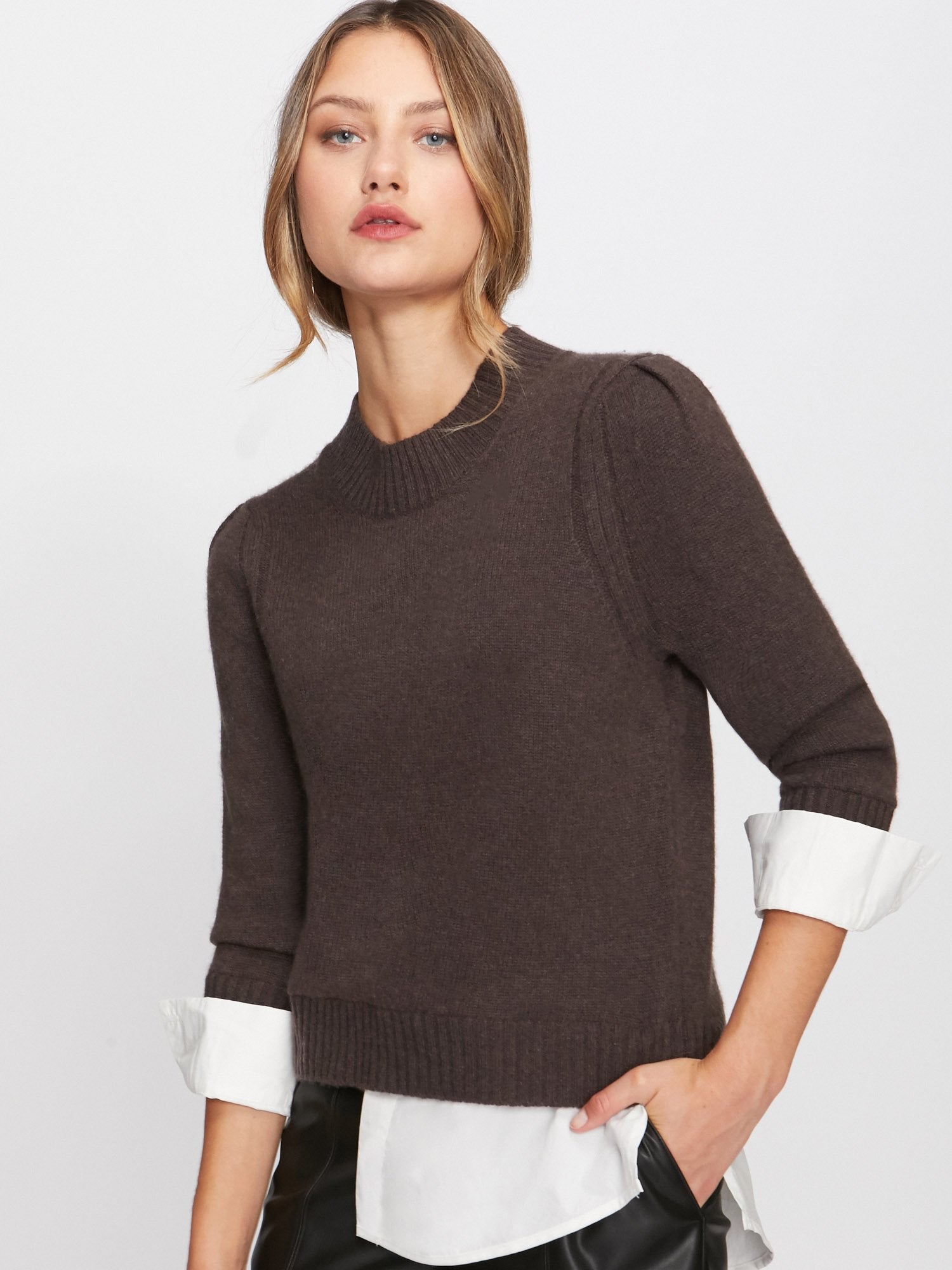 The Eton Layered Crew Looker