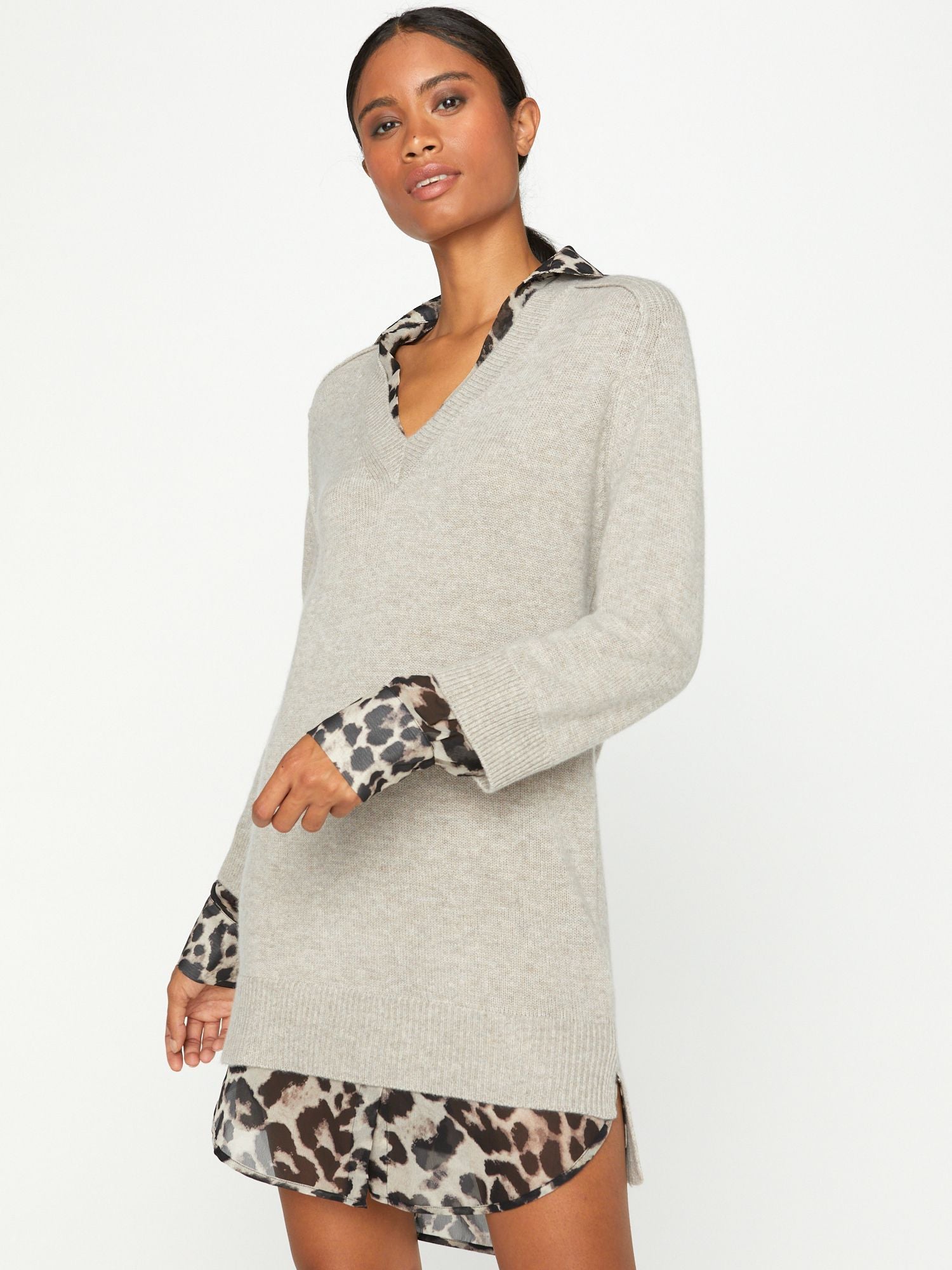 The Looker Layered V-Neck Dress